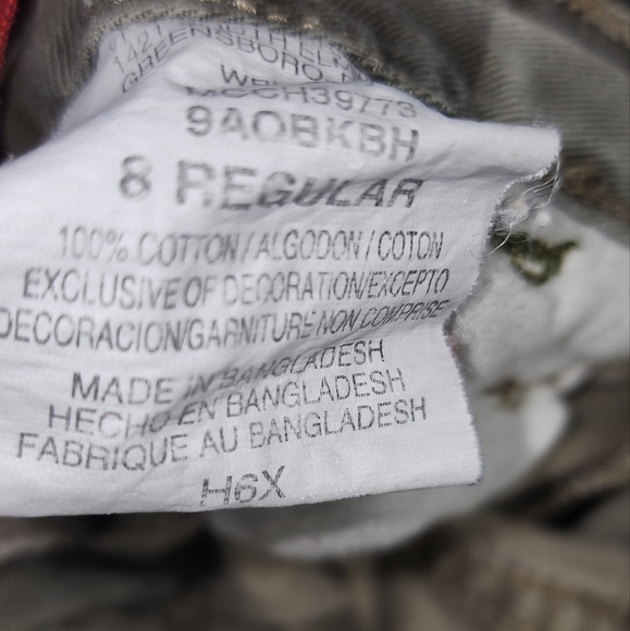 Wrangler Khaki Cargo Pants Boys Size 8 Regular. Used Condition See Photos - Picture 7 of 7